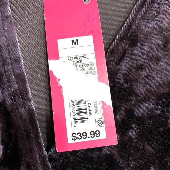 Xhilaration Women's Purple Short Flutter Sleeve Velvet Surplice Dress - NWT - Picture 8 of 8